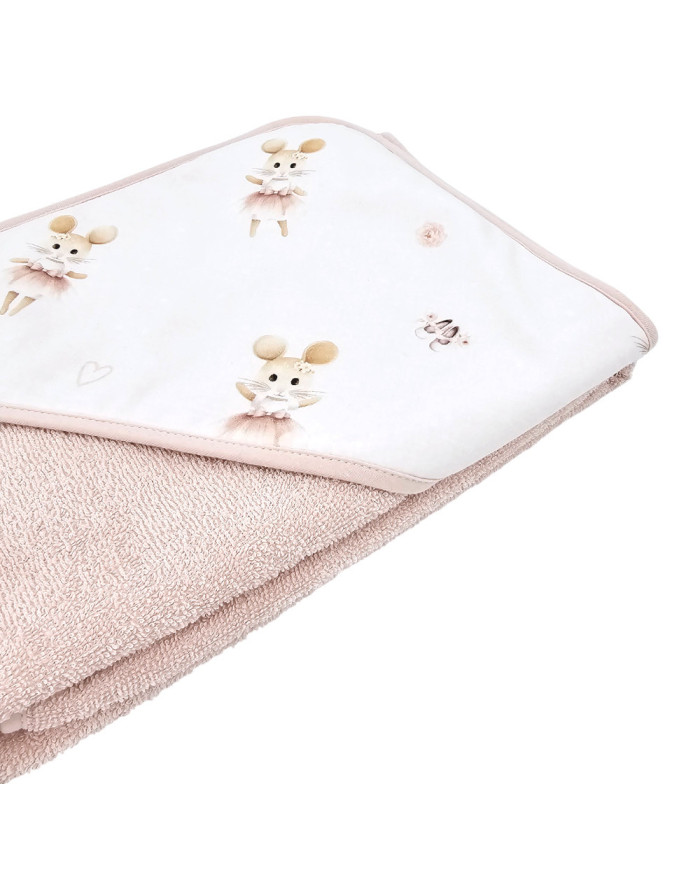 Koupelnový župan BALLERINA MOUSE/ROSE PINK Koupelnový župan BALLERINA MOUSE/ROSE PINK