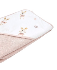 Koupelnový župan BALLERINA MOUSE/ROSE PINK Koupelnový župan BALLERINA MOUSE/ROSE PINK