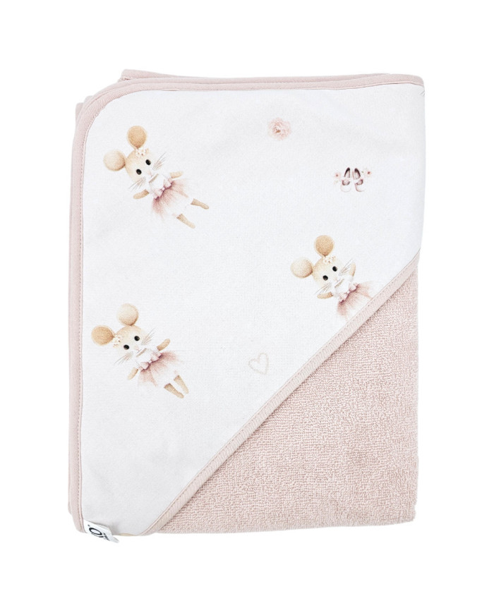 Koupelnový župan BALLERINA MOUSE/ROSE PINK Koupelnový župan BALLERINA MOUSE/ROSE PINK
