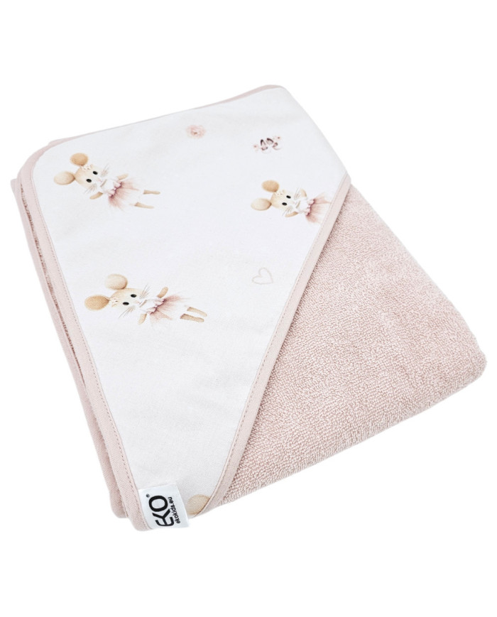 Koupelnový župan BALLERINA MOUSE/ROSE PINK Koupelnový župan BALLERINA MOUSE/ROSE PINK