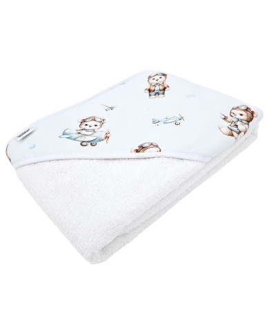 Peignoir PILOT BEAR/WHITE Peignoir PILOT BEAR/WHITE