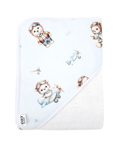 Peignoir PILOT BEAR/WHITE Peignoir PILOT BEAR/WHITE