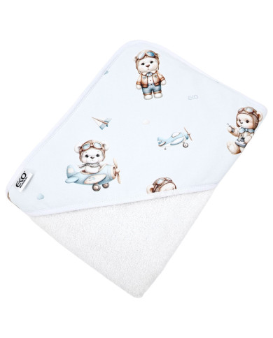 Peignoir PILOT BEAR/WHITE Peignoir PILOT BEAR/WHITE