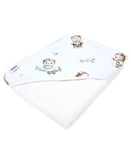 Bath robe PILOT BEAR/WHITE Bath robe PILOT BEAR/WHITE