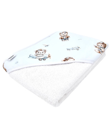 Peignoir PILOT BEAR/WHITE Peignoir PILOT BEAR/WHITE