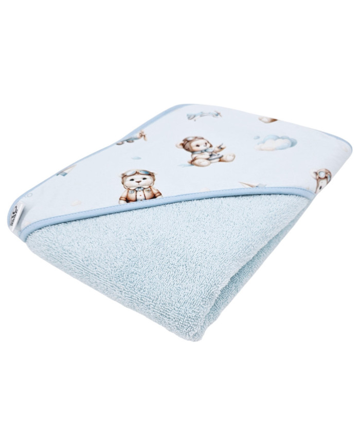 Ručnik sa Kapuljačom PILOT BEAR/LIGHT BLUE
