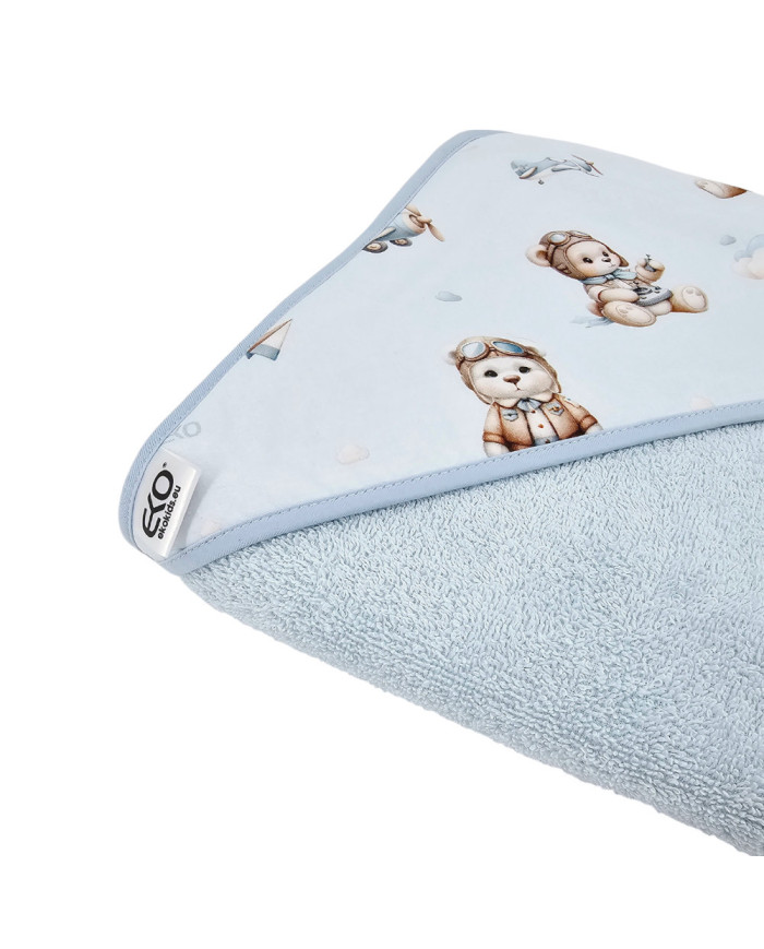 Vannas halāts PILOT BEAR/LIGHT BLUE Vannas halāts PILOT BEAR/LIGHT BLUE