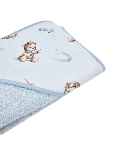Peignoir PILOT BEAR/LIGHT BLUE Peignoir PILOT BEAR/LIGHT BLUE