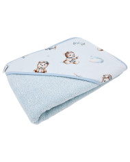 Fürdőköpeny PILOT BEAR/LIGHT BLUE Fürdőköpeny PILOT BEAR/LIGHT BLUE