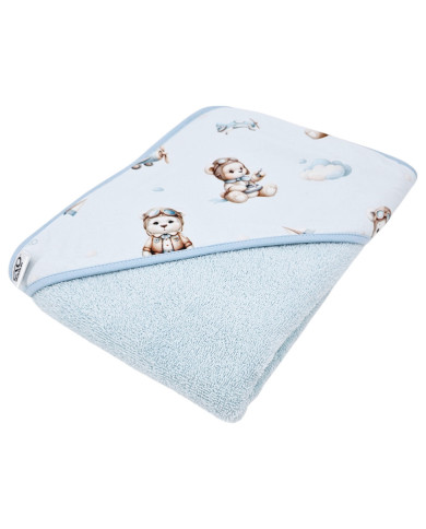 Peignoir PILOT BEAR/LIGHT BLUE Peignoir PILOT BEAR/LIGHT BLUE
