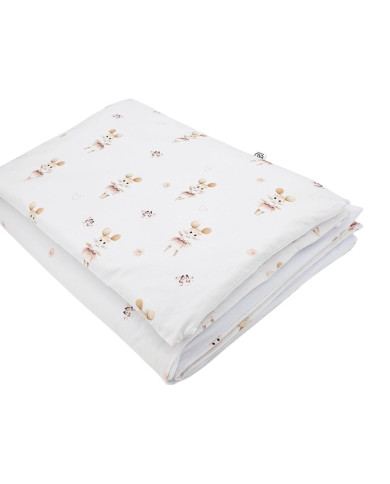 Bavlněné povlečení s potiskem - dvoudílné 120x90 cm BALLERINA MOUSE