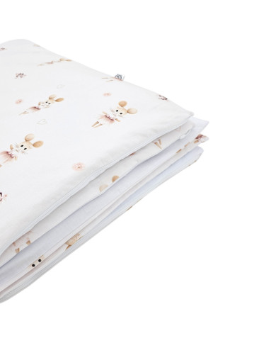 Bavlněné povlečení s potiskem - dvoudílné 120x90 cm BALLERINA MOUSE