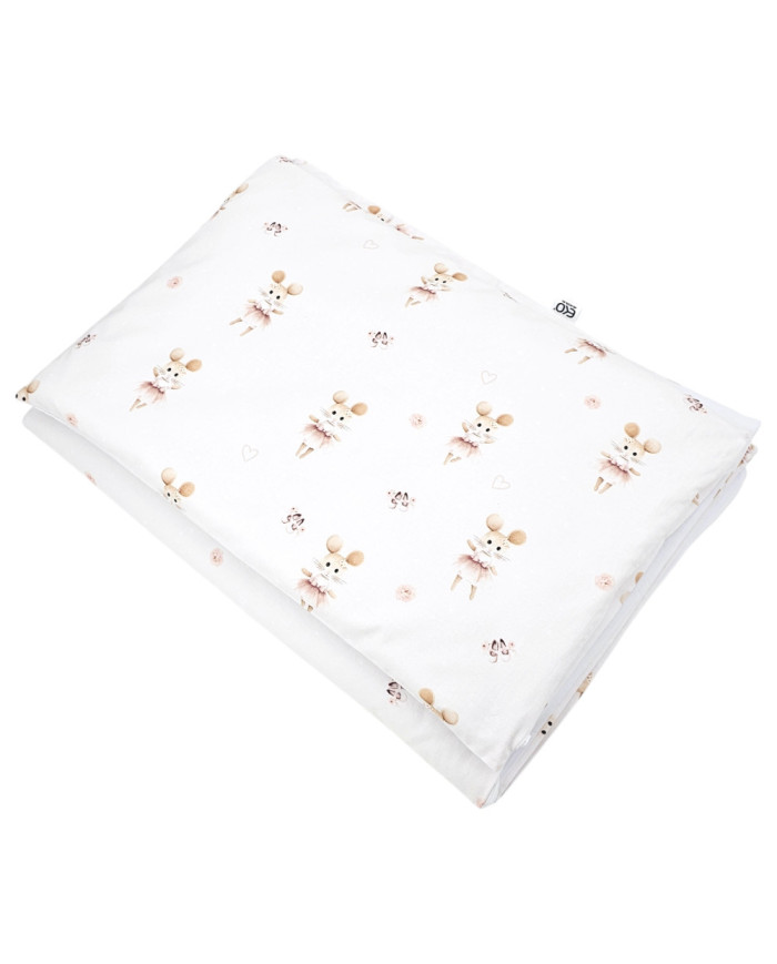 Постельное белье из принтованного хлопка - 2 шт. 120x90 см BALLERINA MOUSE Постельное белье из принтованного хлопка - 2 шт. 120x90 см BALLERINA MOUSE