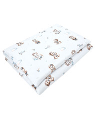 Printed cotton bedding - 2-piece 120x90 cm PILOT BEAR Printed cotton bedding - 2-piece 120x90 cm PILOT BEAR