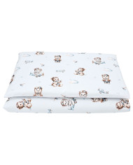 Literie en coton imprimé - 2 pièces 120x90 cm PILOT BEAR Literie en coton imprimé - 2 pièces 120x90 cm PILOT BEAR