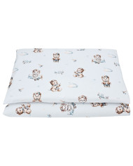 Literie en coton imprimé - 2 pièces 120x90 cm PILOT BEAR Literie en coton imprimé - 2 pièces 120x90 cm PILOT BEAR