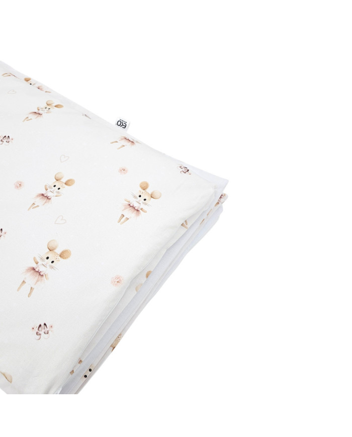 Printed cotton bedding - 2-piece 135x100 cm BALLERINA MOUSE Printed cotton bedding - 2-piece 135x100 cm BALLERINA MOUSE