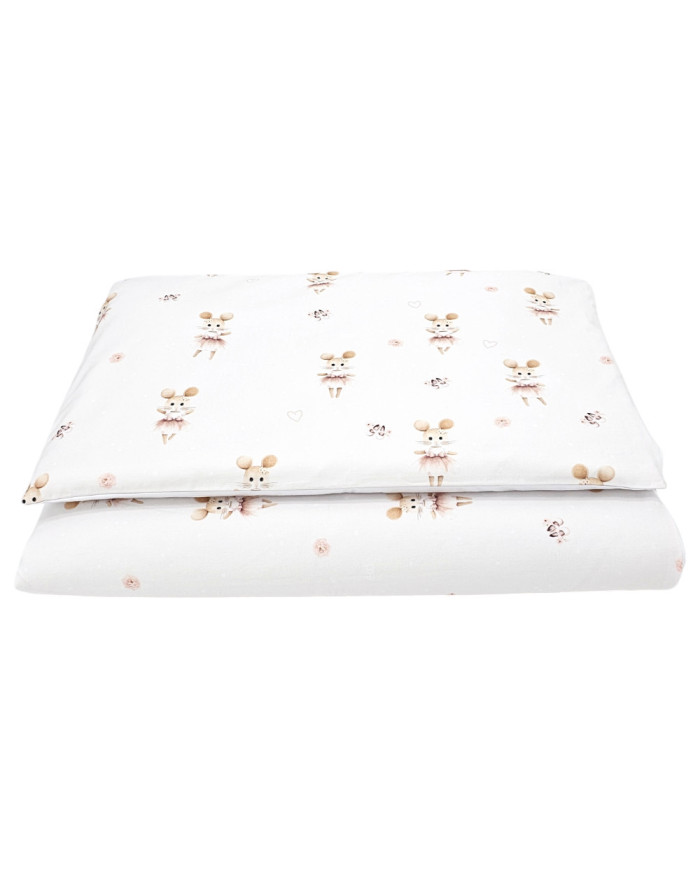 Bavlnené posteľné prádlo s potlačou - 2-dielne 135x100 cm BALLERINA MOUSE Bavlnené posteľné prádlo s potlačou - 2-dielne 135x100 cm BALLERINA MOUSE
