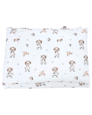 Printed cotton bedding - 2-piece 135x100 cm GARDENER BEAR Printed cotton bedding - 2-piece 135x100 cm GARDENER BEAR