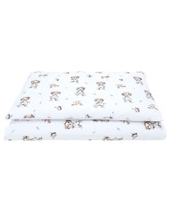 Printed cotton bedding - 2-piece 135x100 cm GARDENER BEAR Printed cotton bedding - 2-piece 135x100 cm GARDENER BEAR