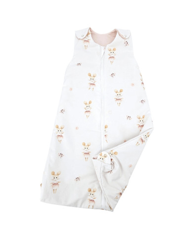 Multifunkční dětský spací pytel 2v1 BALLERINA MOUSE