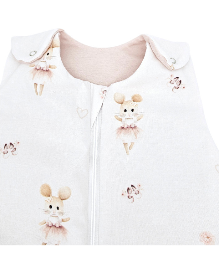 2in1 daudzfunkcionāls bērnu guļammaiss BALLERINA MOUSE 2in1 daudzfunkcionāls bērnu guļammaiss BALLERINA MOUSE