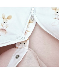 2in1 daudzfunkcionāls bērnu guļammaiss BALLERINA MOUSE 2in1 daudzfunkcionāls bērnu guļammaiss BALLERINA MOUSE