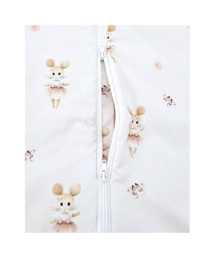 2in1 daudzfunkcionāls bērnu guļammaiss BALLERINA MOUSE 2in1 daudzfunkcionāls bērnu guļammaiss BALLERINA MOUSE