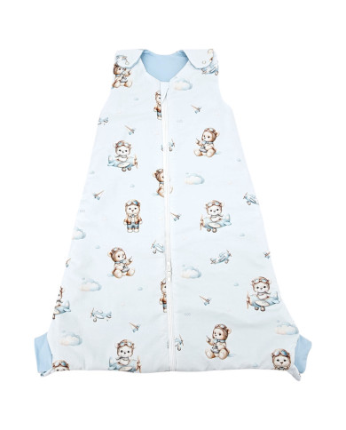 Multifunkční dětský spací pytel 2v1 PILOT BEAR