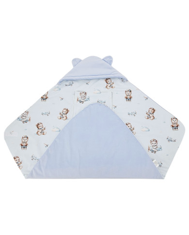 Schlafsack für den Kindersitz VELVET 3- und 5-Punkt-Gurte PILOT BEAR Schlafsack für den Kindersitz VELVET 3- und 5-Punkt-Gurte PILOT BEAR