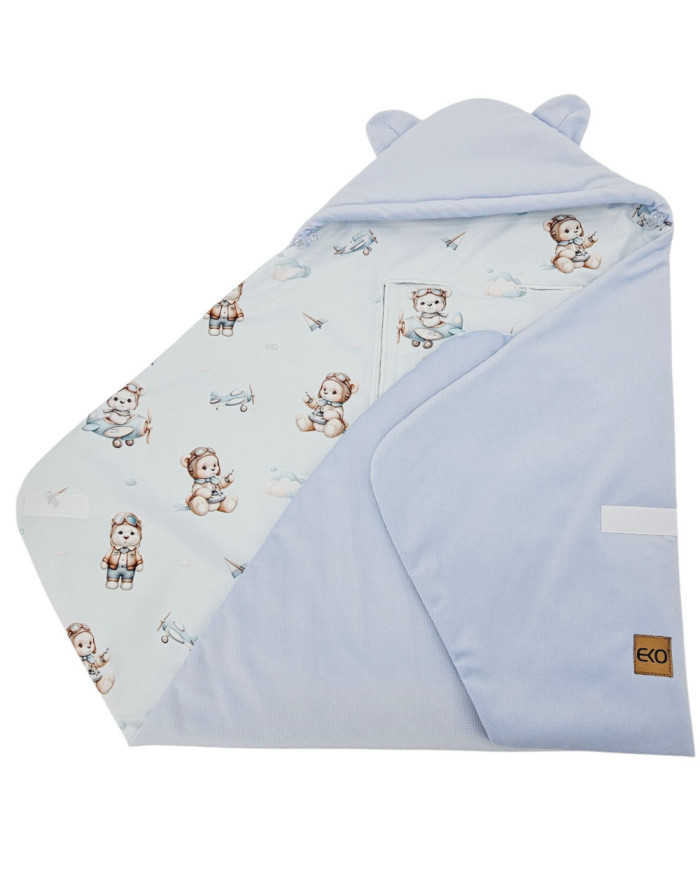 Schlafsack für den Kindersitz VELVET 3- und 5-Punkt-Gurte PILOT BEAR Schlafsack für den Kindersitz VELVET 3- und 5-Punkt-Gurte PILOT BEAR