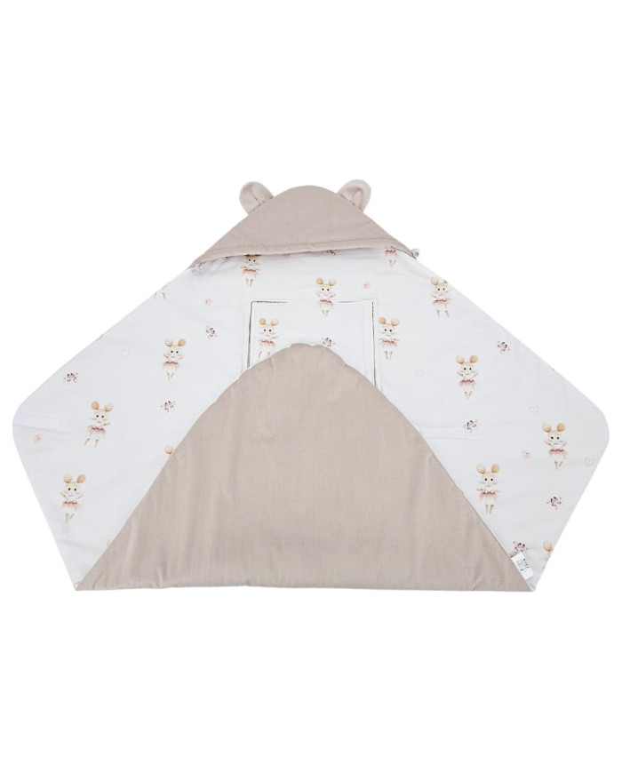 Autokrēsliņa guļammaiss VELVET 3 un 5 punktu jostas BALLERINA MOUSE Autokrēsliņa guļammaiss VELVET 3 un 5 punktu jostas BALLERINA MOUSE