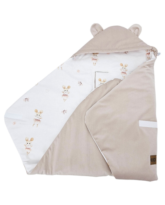 Spací pytel do autosedačky VELVET 3 a 5 bodové pásy BALLERINA MOUSE Spací pytel do autosedačky VELVET 3 a 5 bodové pásy BALLERINA MOUSE