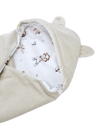 Hálózsák a VELVET autósülés 3 pontos és 5 pontos biztonsági övéhez GARDENER BEAR Hálózsák a VELVET autósülés 3 pontos és 5 pontos biztonsági övéhez GARDENER BEAR