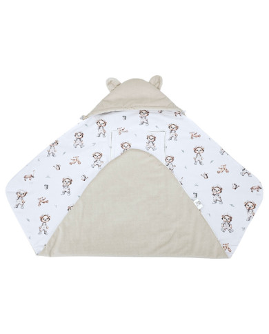 Spací pytel do autosedačky VELVET 3 a 5 bodové pásy GARDENER BEAR