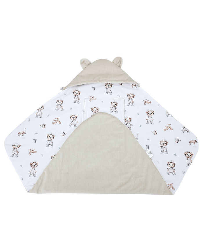 Schlafsack für den Kindersitz VELVET 3- und 5-Punkt-Gurte GARDENER BEAR Schlafsack für den Kindersitz VELVET 3- und 5-Punkt-Gurte GARDENER BEAR