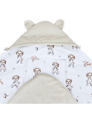 Baby Car Seat Sleeping Bag VELVET 3 and 5-point belts GARDENER BEAR Baby Car Seat Sleeping Bag VELVET 3 and 5-point belts GARDENER BEAR