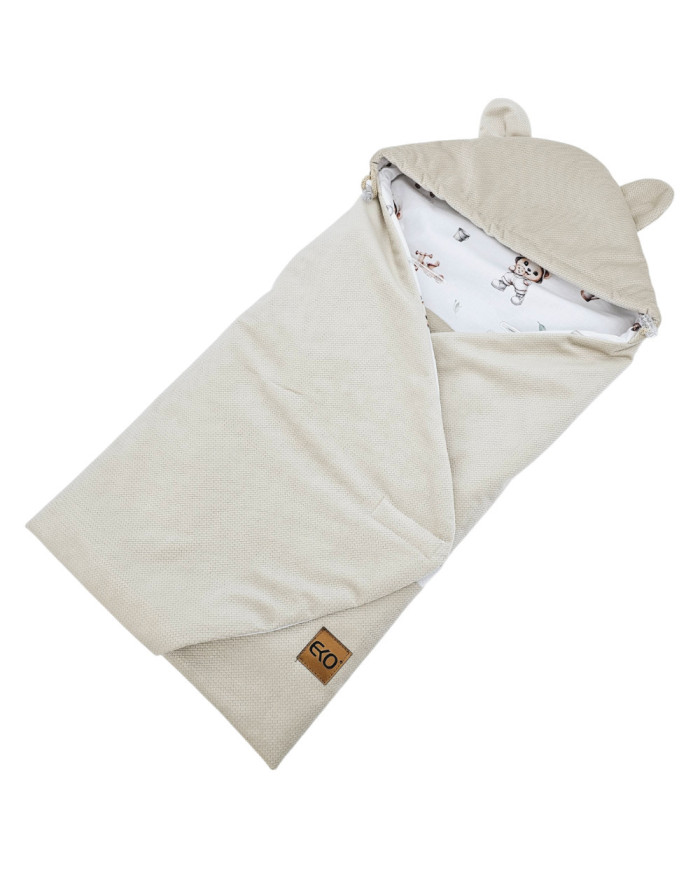 Baby Car Seat Sleeping Bag VELVET 3 and 5-point belts GARDENER BEAR Baby Car Seat Sleeping Bag VELVET 3 and 5-point belts GARDENER BEAR