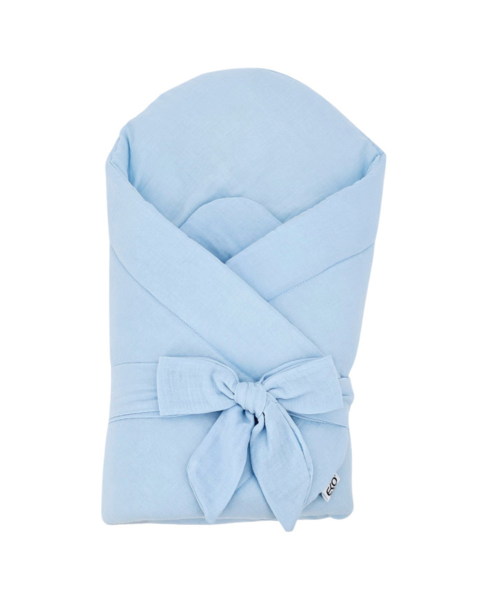 Muslin Swaddle Blanket BLUE