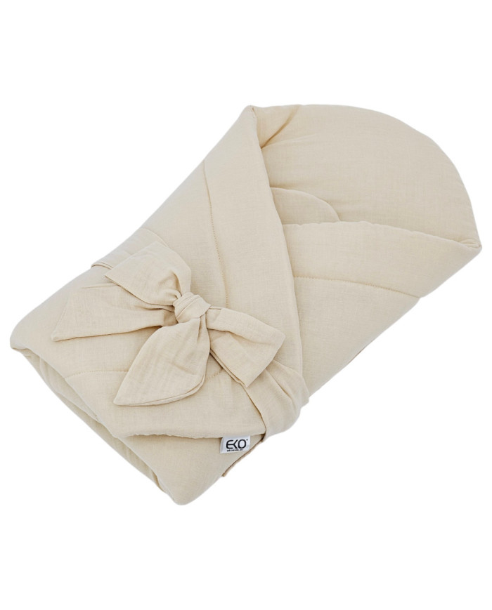 Muslin Swaddle Blanket with Coconut LATTE Muslin Swaddle Blanket with Coconut LATTE