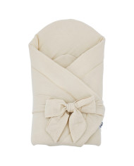 Muslin Swaddle Blanket with Coconut LATTE Muslin Swaddle Blanket with Coconut LATTE