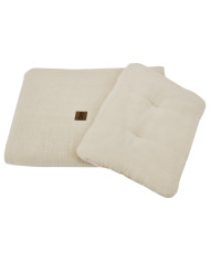 Musselin-Set für Beistellbettchen LATTE Musselin-Set für Beistellbettchen LATTE