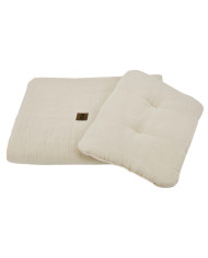 Parure de lit en mousseline LATTE Parure de lit en mousseline LATTE