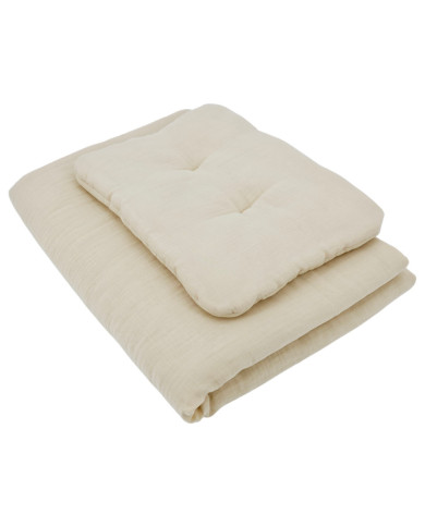 Muslin cot bedding  set LATTE Muslin cot bedding  set LATTE