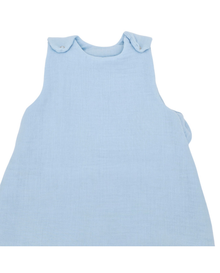 Muslīna bērnu guļammaiss MEDIUM BLUE Muslīna bērnu guļammaiss MEDIUM BLUE