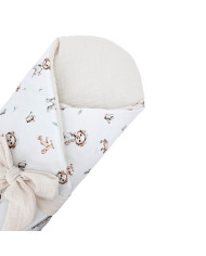Printani Pamučni+muslin Baby Wrap sa kokosovim umetkom GARDENER BEAR Printani Pamučni+muslin Baby Wrap sa kokosovim umetkom GARDENER BEAR
