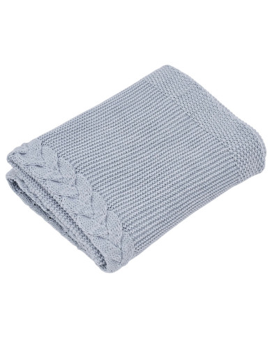 Knitted Blanket BLUE Knitted Blanket BLUE