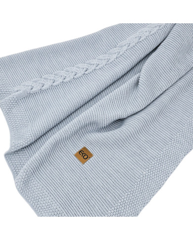 Knitted Blanket BLUE Knitted Blanket BLUE
