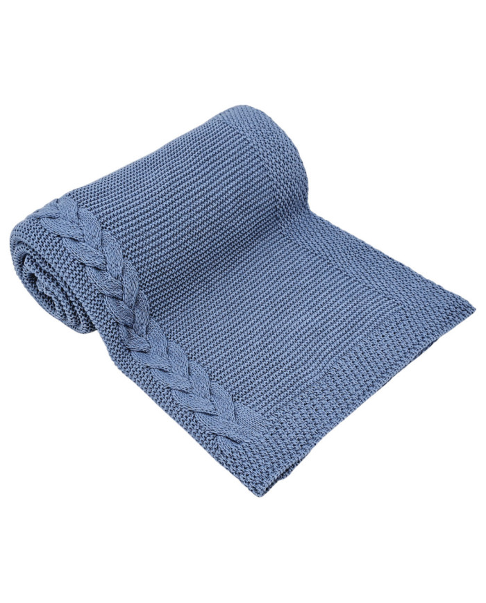 Knitted Blanket JEANS Knitted Blanket JEANS