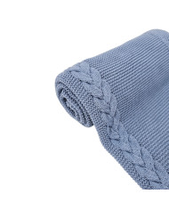 Вязаное одеяло JEANS Вязаное одеяло JEANS